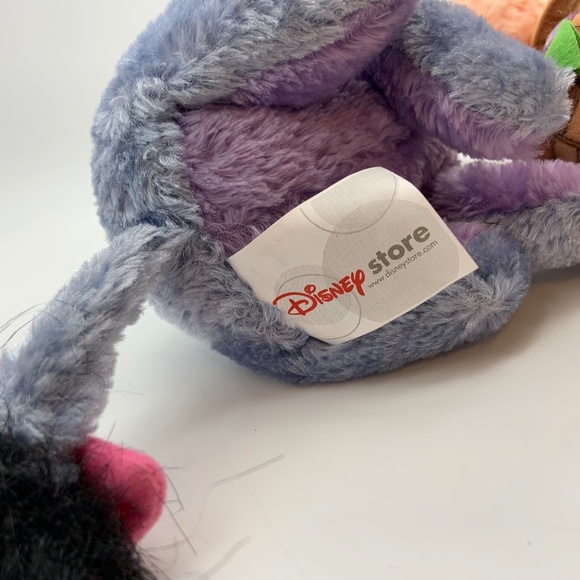 Disney Store Eeyore Easter Basket Flower Winnie & Friends Beanie Small 6" Plush - Picture 6 of 11